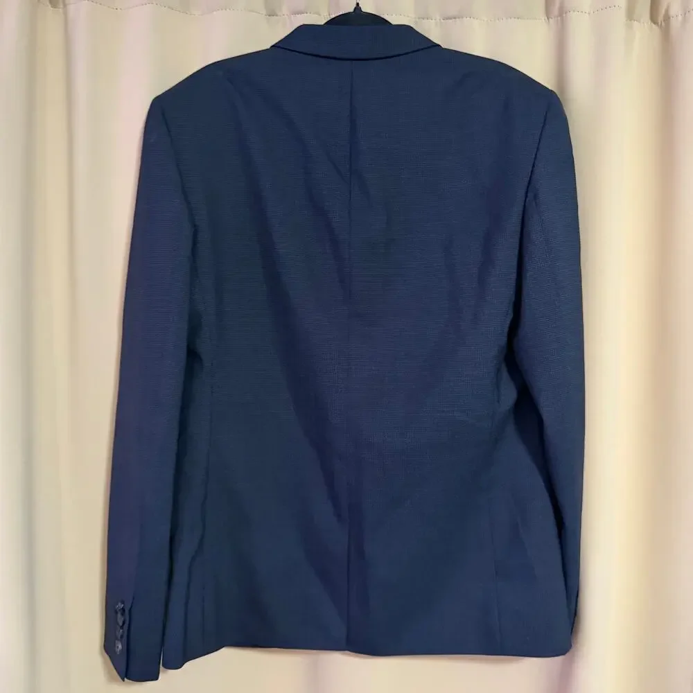 The Kooples  straight-cut single-breasted wool blazer - nav04 EU 48/ US 38